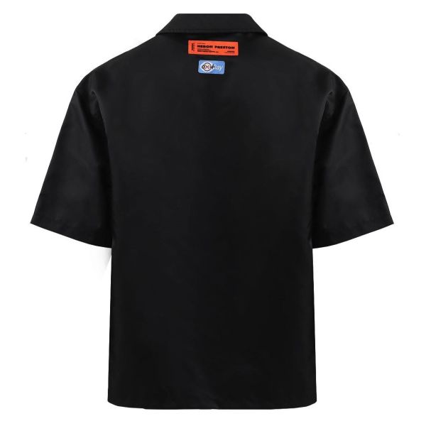 Heron Preston Ex-Ray Nylon Zipped Overshirt Zwart