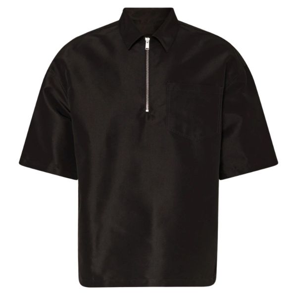 Heron Preston Ex-Ray Nylon Zipped Overshirt Zwart