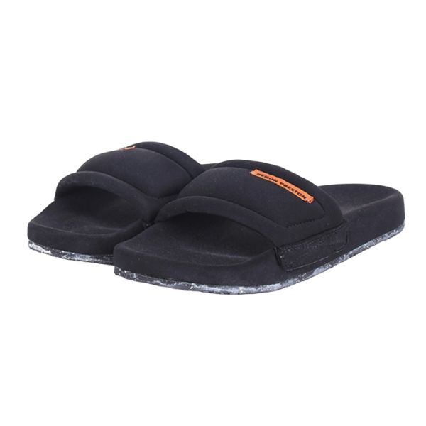 heron preston fabric slipper zwart