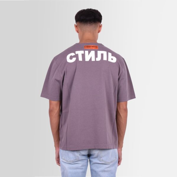 heron preston flaming skull t-shirt grijs