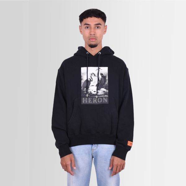 heron preston halftone heron hoodie zwart1