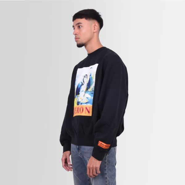 heron preston halftone heron sweater zwart