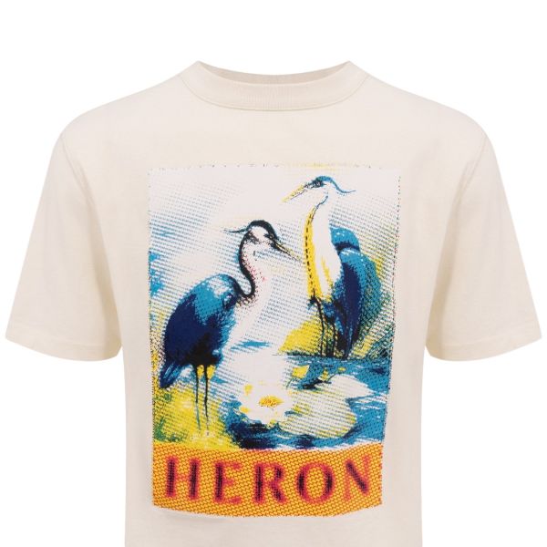Heron Preston Halftone Heron T-shirt Wit
