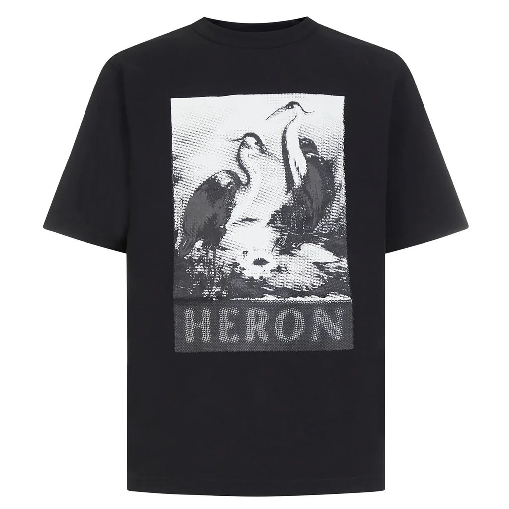 heron preston halftone heron t shirt zwart