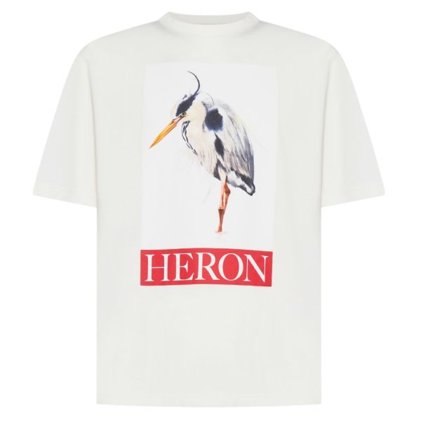 Heron Preston Heron Bird Painted T-shirt Wit