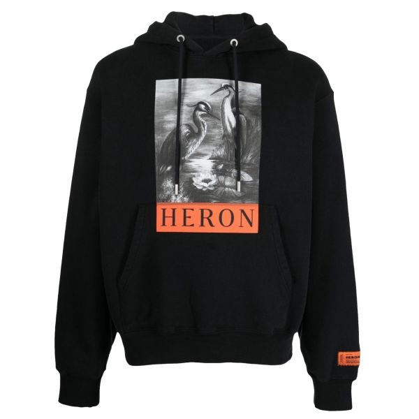 heron preston heron bw hoodie zwart