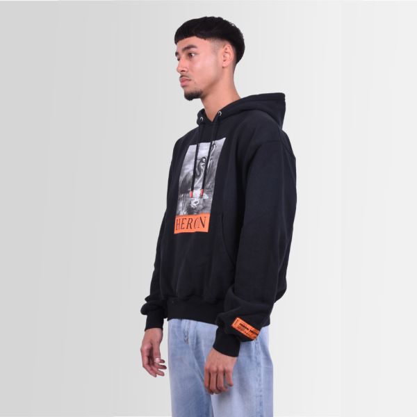 heron preston heron bw hoodie zwart