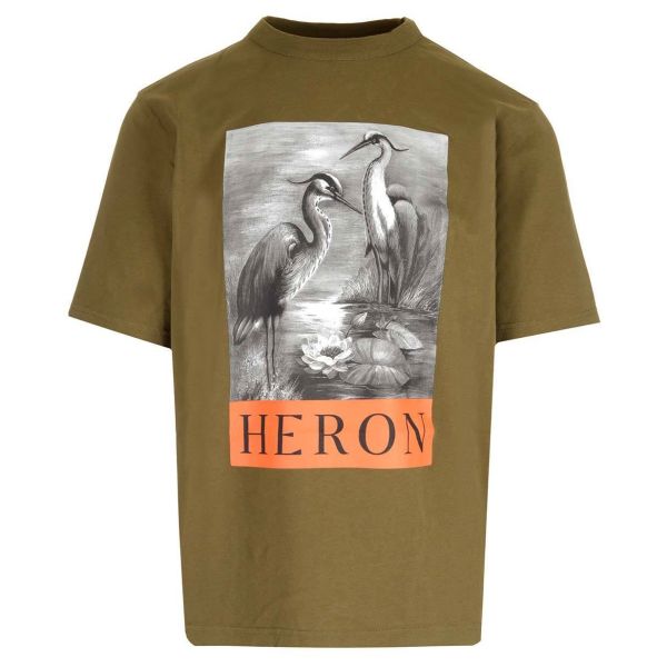 Heron Preston Heron BW T-shirt Donker Groen