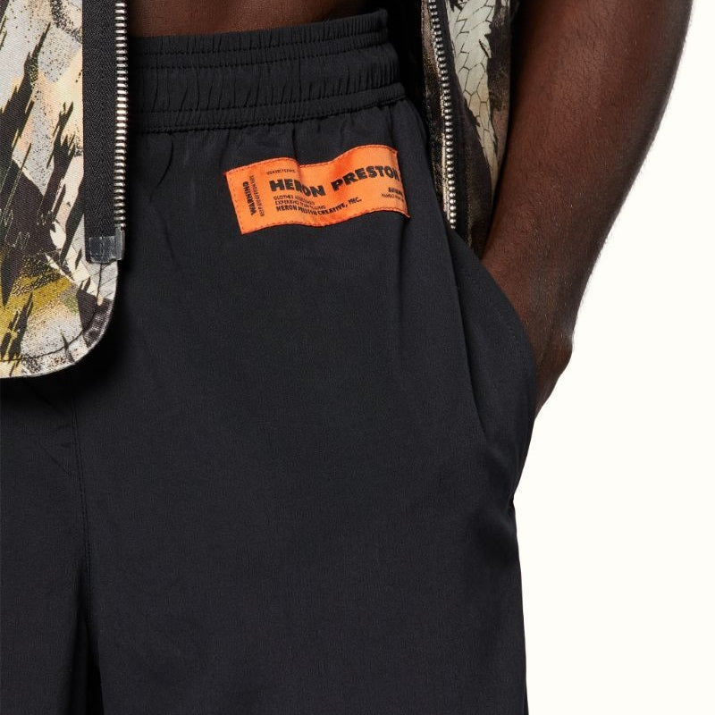 heron preston nylon zwembroek zwart