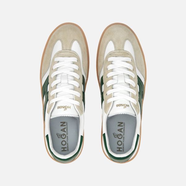 Hogan Cool Sneaker Wit/Groen