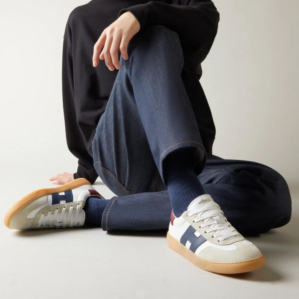 Hogan Cool Sneaker Wit/Rood/Zwart
