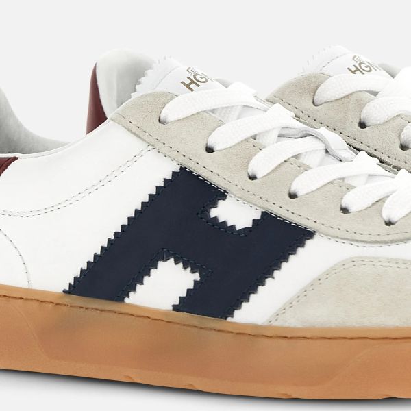 Hogan Cool Sneaker Wit/Rood/Zwart