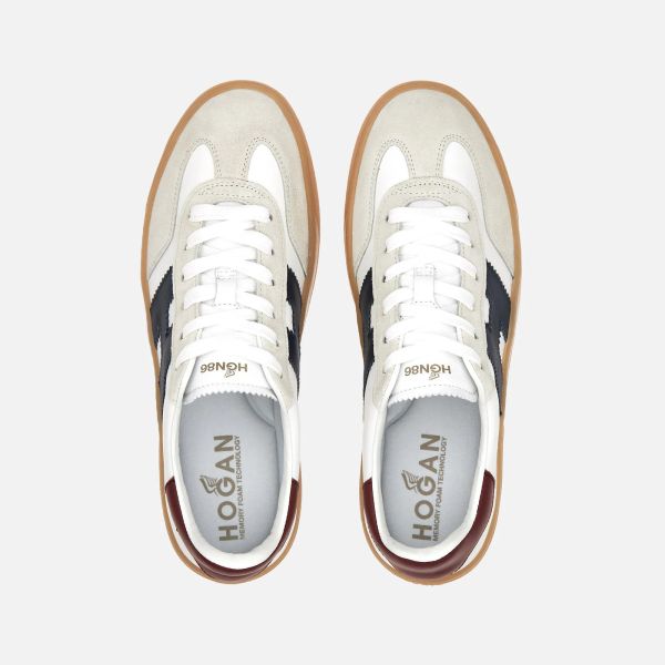 Hogan Cool Sneaker Wit/Rood/Zwart