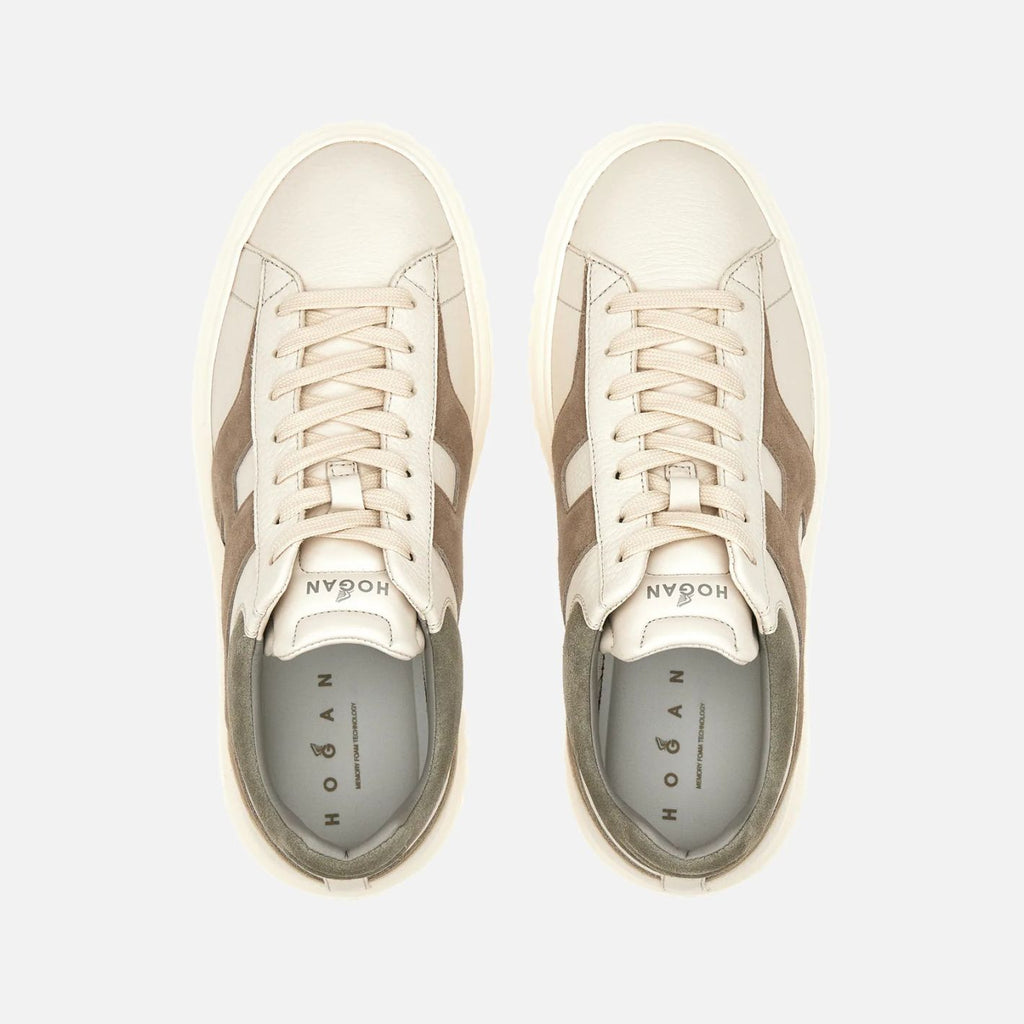 Hogan H-Stripes Sneaker Beige/Bruin