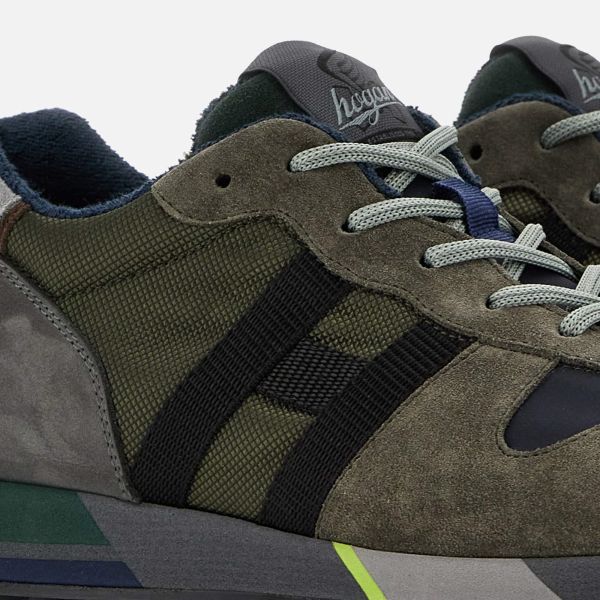 Hogan H383 Sneaker Donker Groen/Grijs