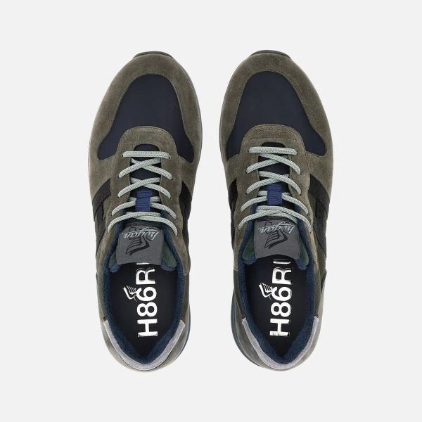 Hogan H383 Sneaker Donker Groen/Grijs