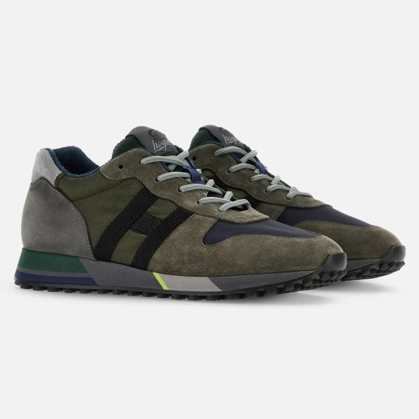 Hogan H383 Sneaker Donker Groen/Grijs