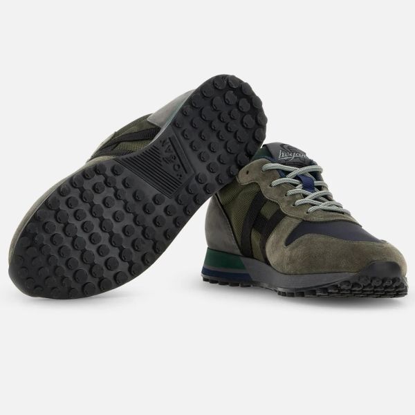 Hogan H383 Sneaker Donker Groen/Grijs