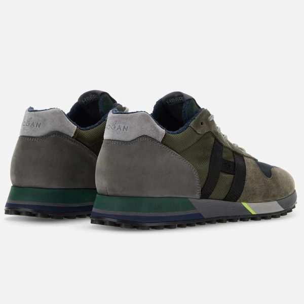 Hogan H383 Sneaker Donker Groen/Grijs