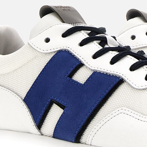 hogan h601 sneaker wit blauw zwart