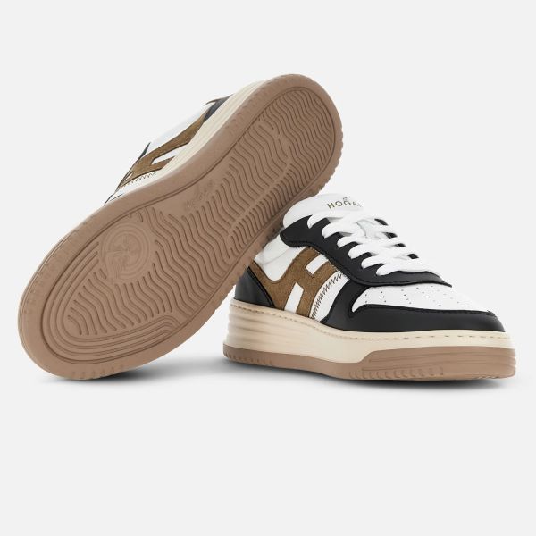 Hogan H630 Sneaker Wit/Bruin/Navy