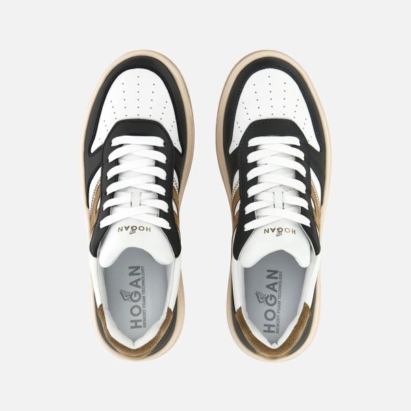 Hogan H630 Sneaker Wit/Bruin/Navy