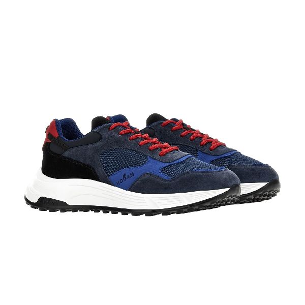 hogan hyperlight sneaker navy zwart rood