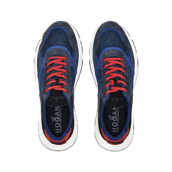 hogan hyperlight sneaker navy zwart rood