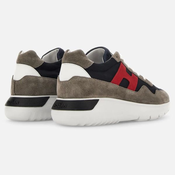 Hogan Interactive Sneaker Blauw/Rood/Bruin
