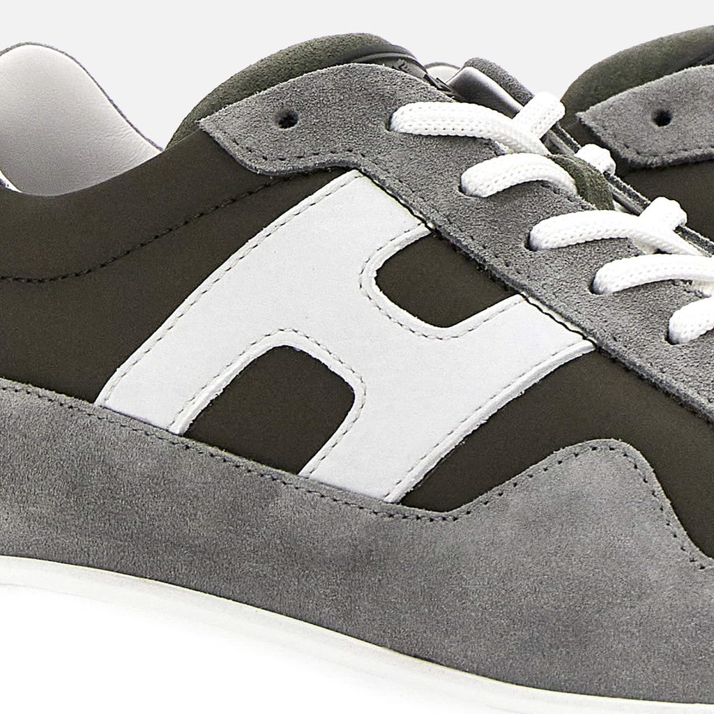 hogan interactive sneaker grijs groen wit