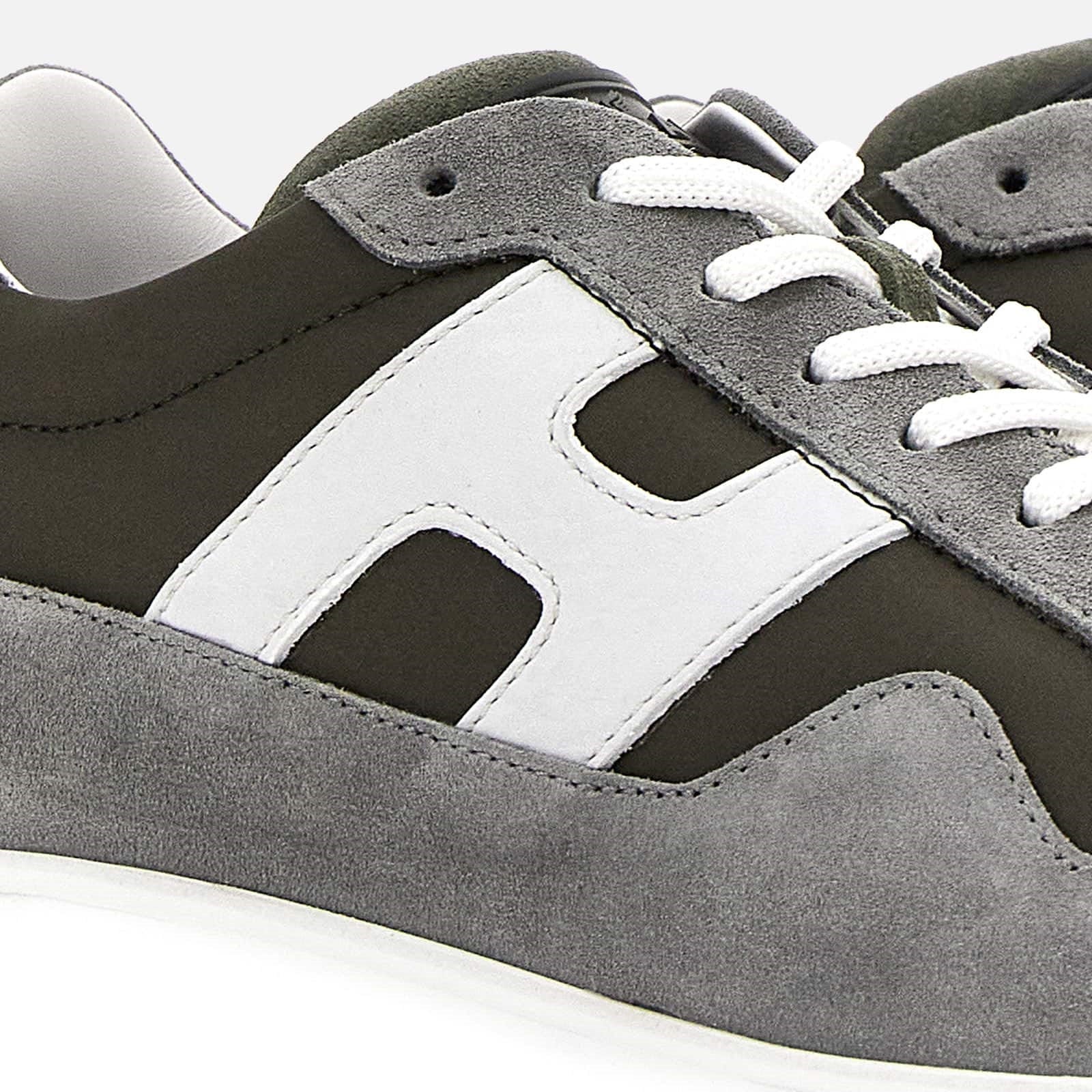hogan interactive sneaker grijs groen wit