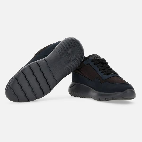 Hogan Interactive Sneaker Navy/Bruin/Rood