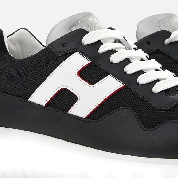 Hogan Interactive Sneaker Zwart/Wit/Zilver