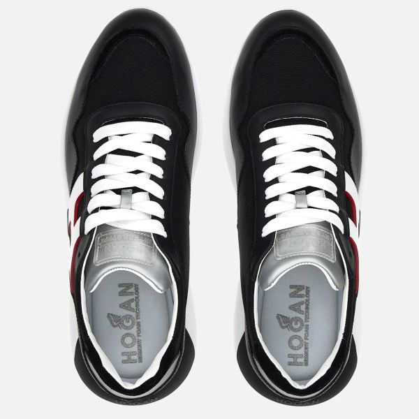 Hogan Interactive Sneaker Zwart/Wit/Zilver