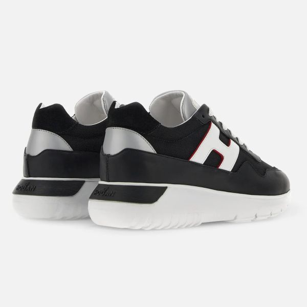 Hogan Interactive Sneaker Zwart/Wit/Zilver