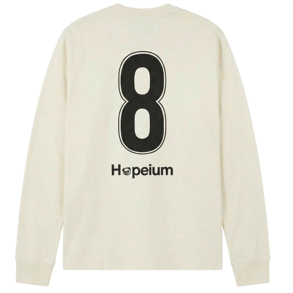 Hopeium Gandhi Longsleeve T-shirt Off White