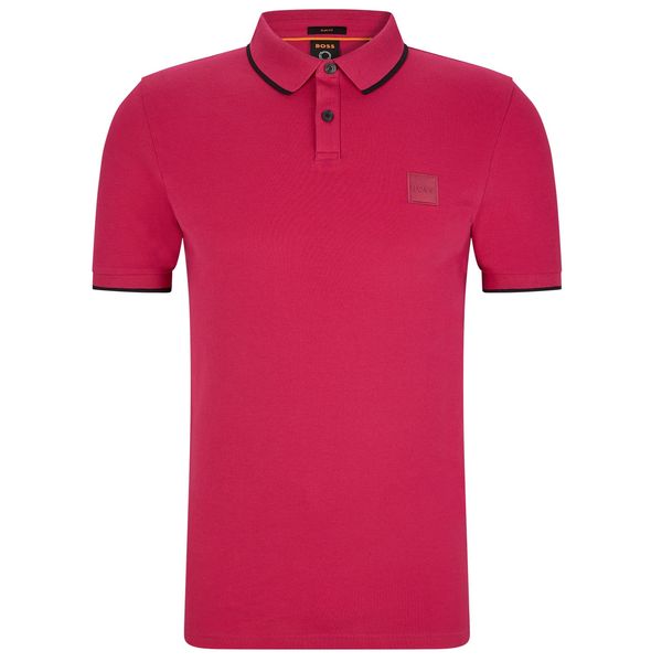 hugo boss passertip polo rood