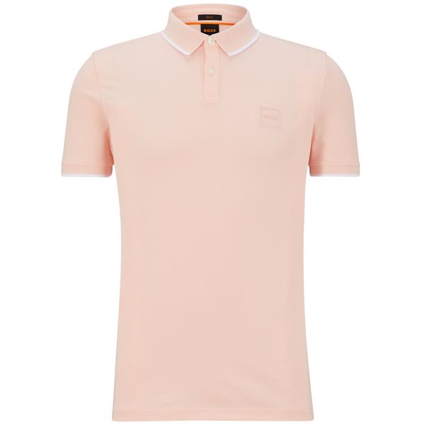 hugo boss passertip polo roze