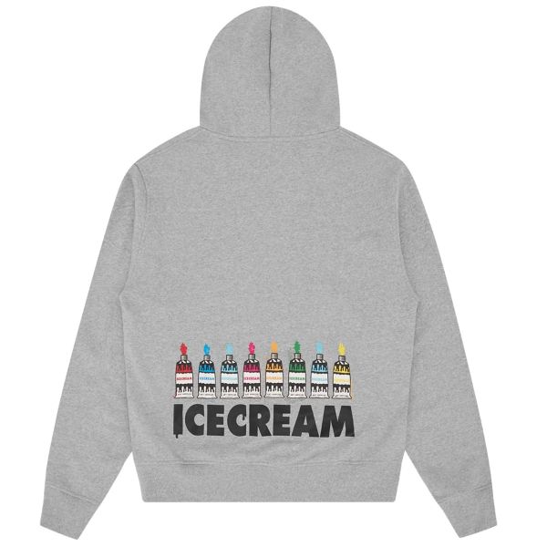Icecream Art Supplies Popover Hoodie Grijs