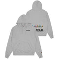 Icecream Art Supplies Popover Hoodie Grijs