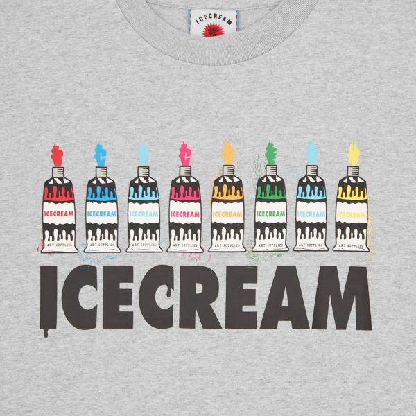 Icecream Art Supplies T-shirt Grijs