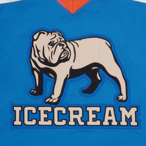 Icecream Bulldog Football Top Blauw