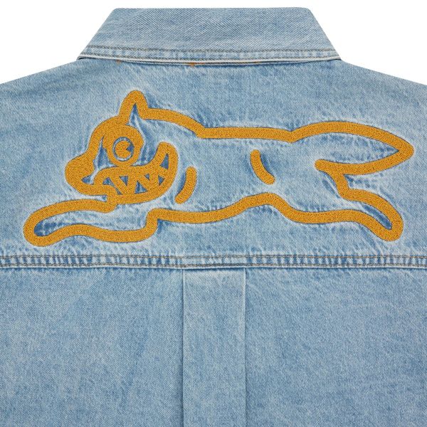 Icecream Chainstitch Light Wash Spijkerjas Licht Blauw