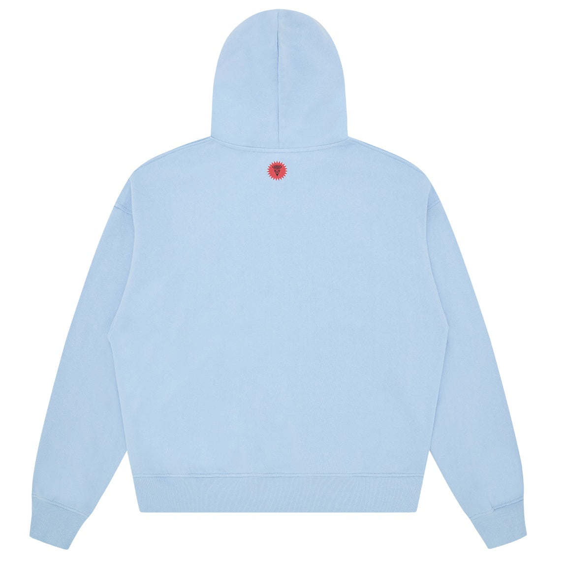 Icecream College Applique Running Dog Hoodie Licht Blauw