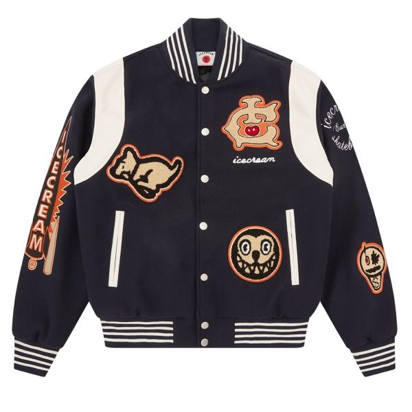 Icecream Collegiate Patch Varsity Jack Navy