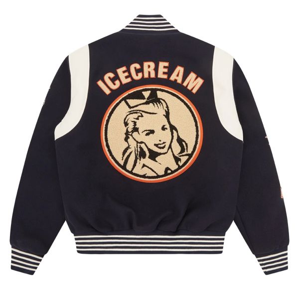 Icecream Collegiate Patch Varsity Jack Navy