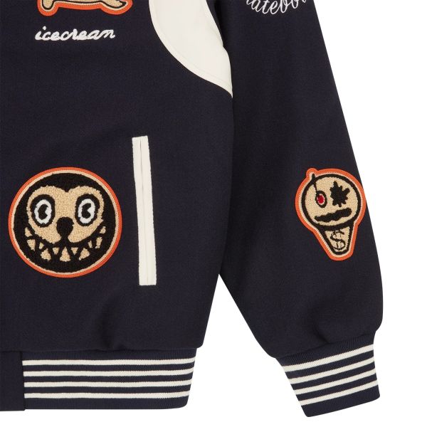 Icecream Collegiate Patch Varsity Jack Navy
