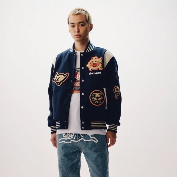 Icecream Collegiate Patch Varsity Jack Navy