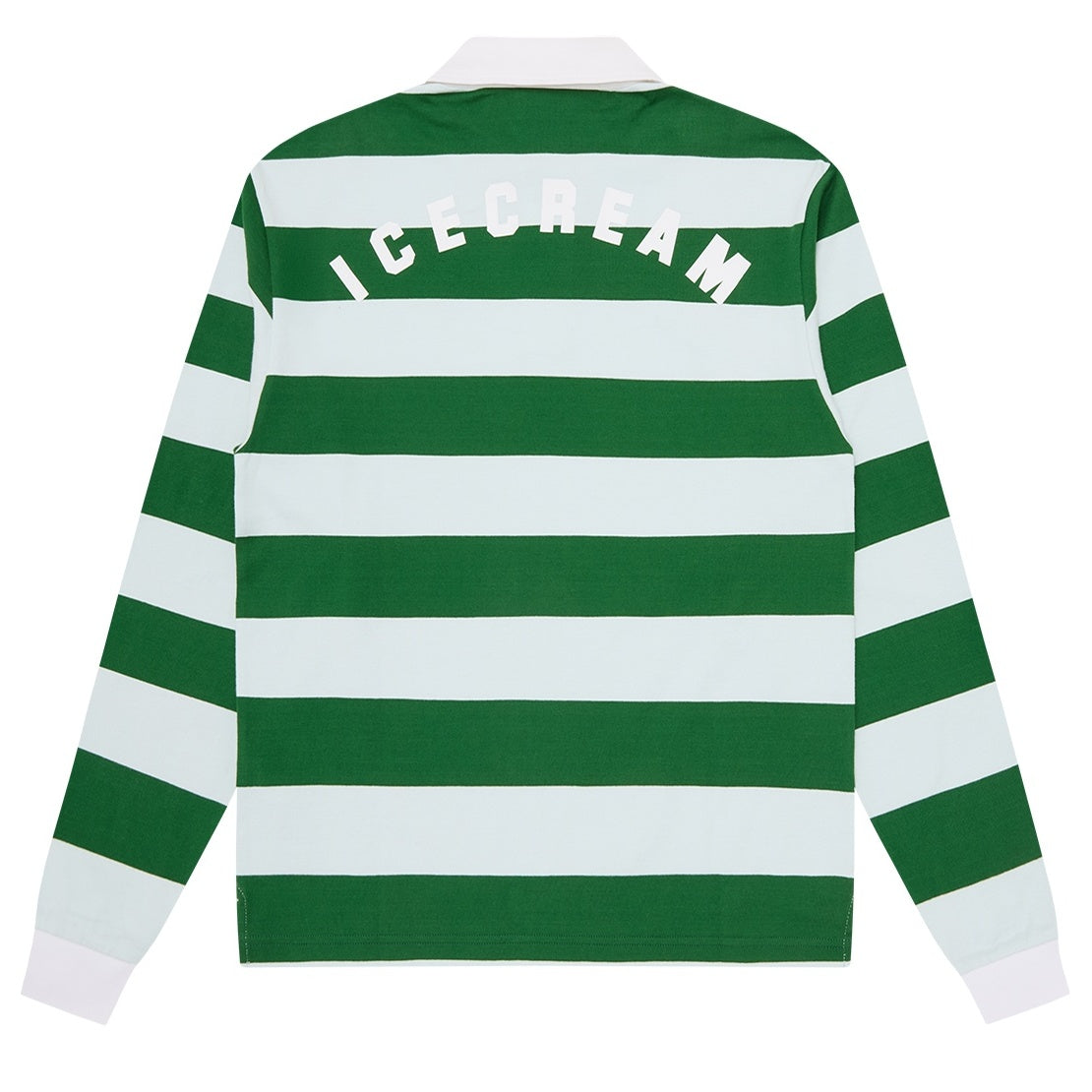 Icecream Cones & Bones Rugby Shirt Licht Blauw/Groen