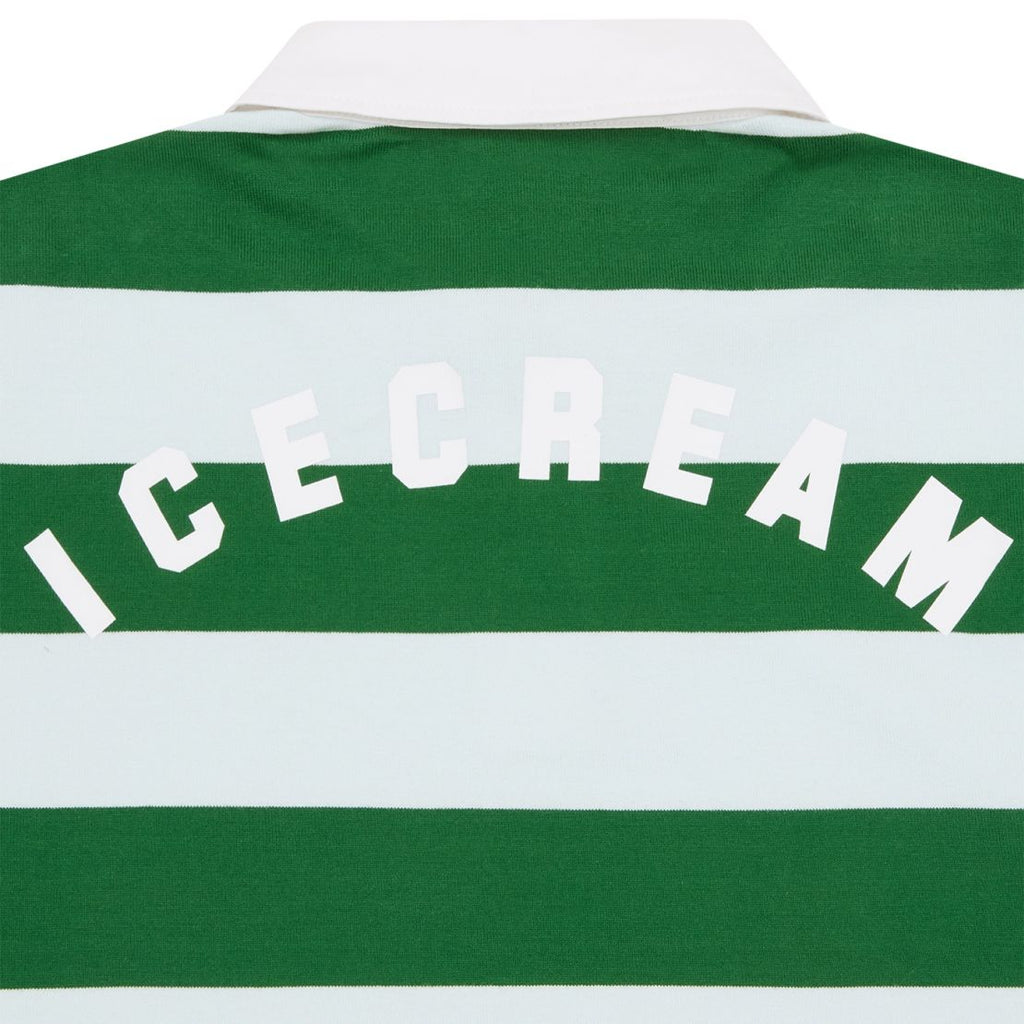 Icecream Cones & Bones Rugby Shirt Licht Blauw/Groen